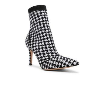 Houndstooth Knit Ankle boots Giamatti Rossi